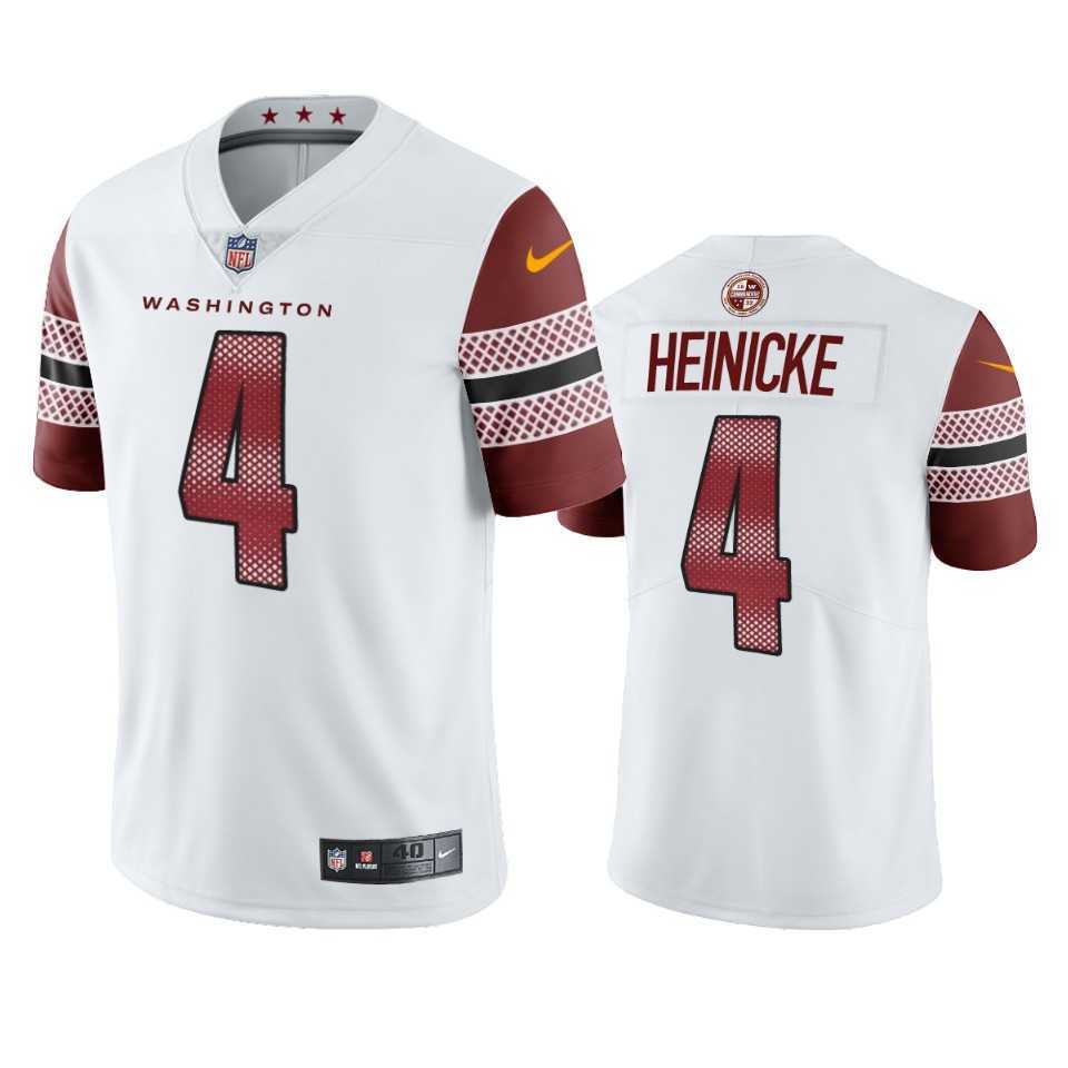 Washington Commanders 4 Taylor Heinicke White Vapor Limited Jersey Dzhi->washington commanders->NFL Jersey